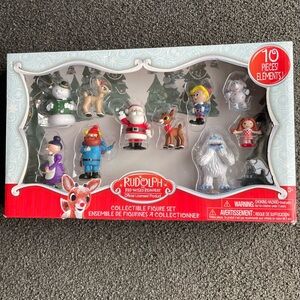 Just Play Rudolph The Red-Nosed Reindeer 10 Figure Set Classic Christmas NIB